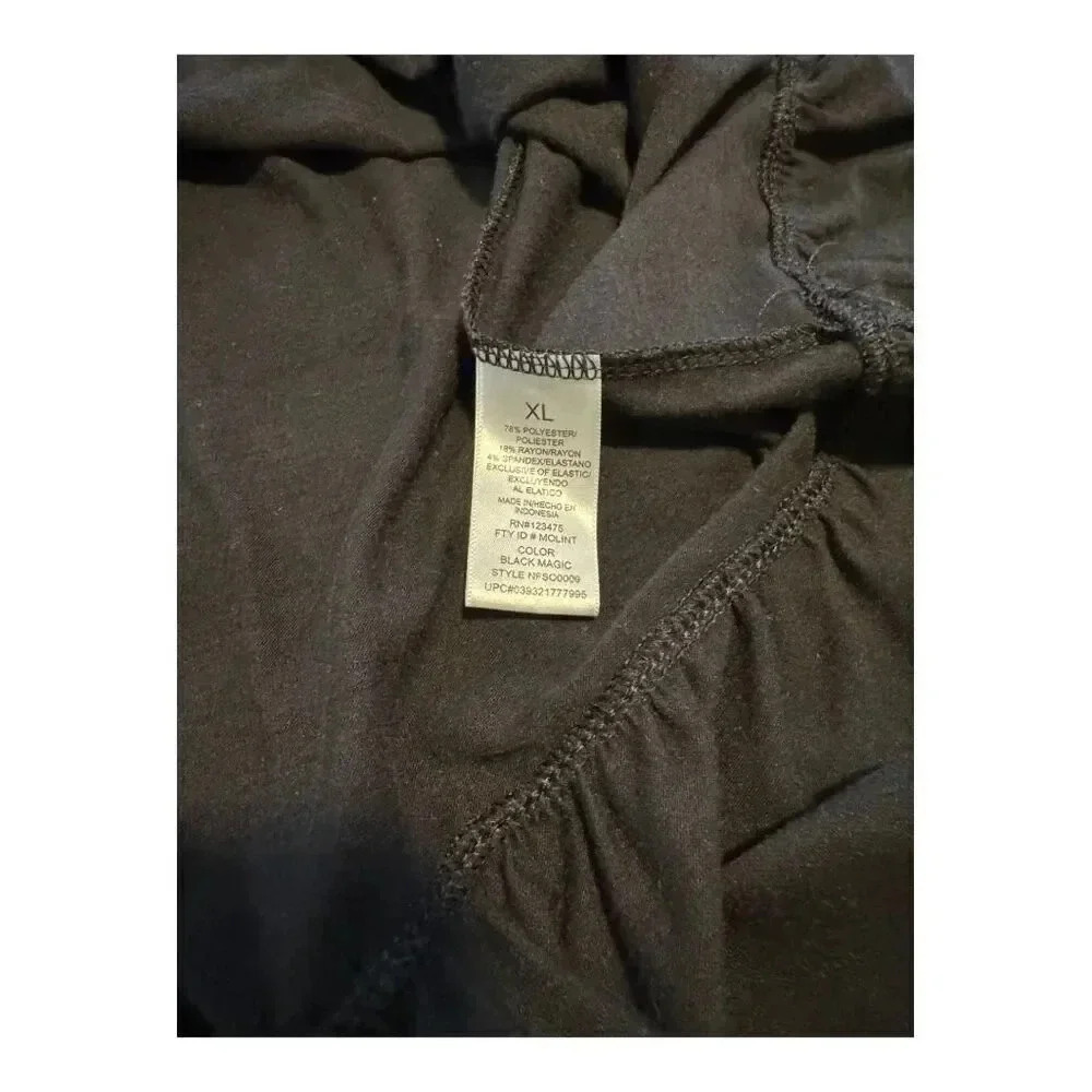 Nicole Miller New York Women’s XL Black‎ Tube Top Tiered Dress - Picture 5 of 5